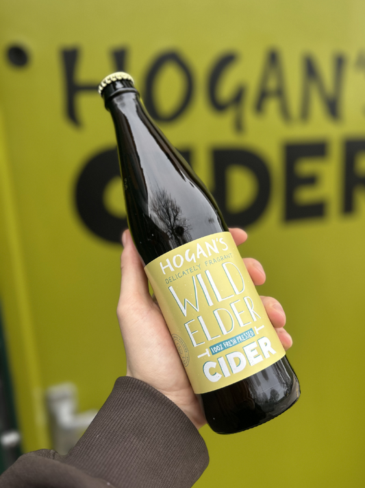 Hogan's Wild Elder Sparkling Elderflower Cider, 12 x 500ml bottles