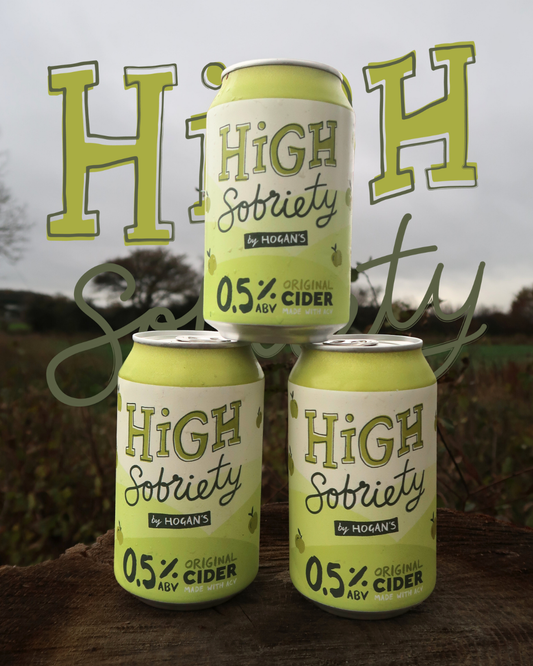 High Sobriety Original Cider 0.5% ABV, 12 x 330ml cans