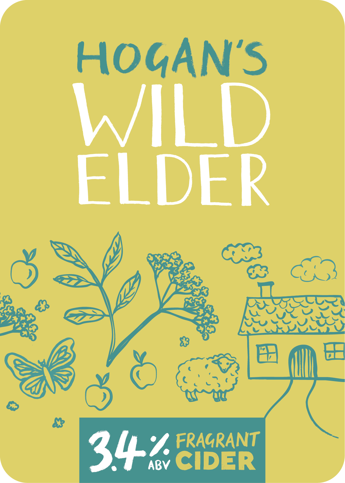 Hogan's Wild Elder Still Elderflower Cider