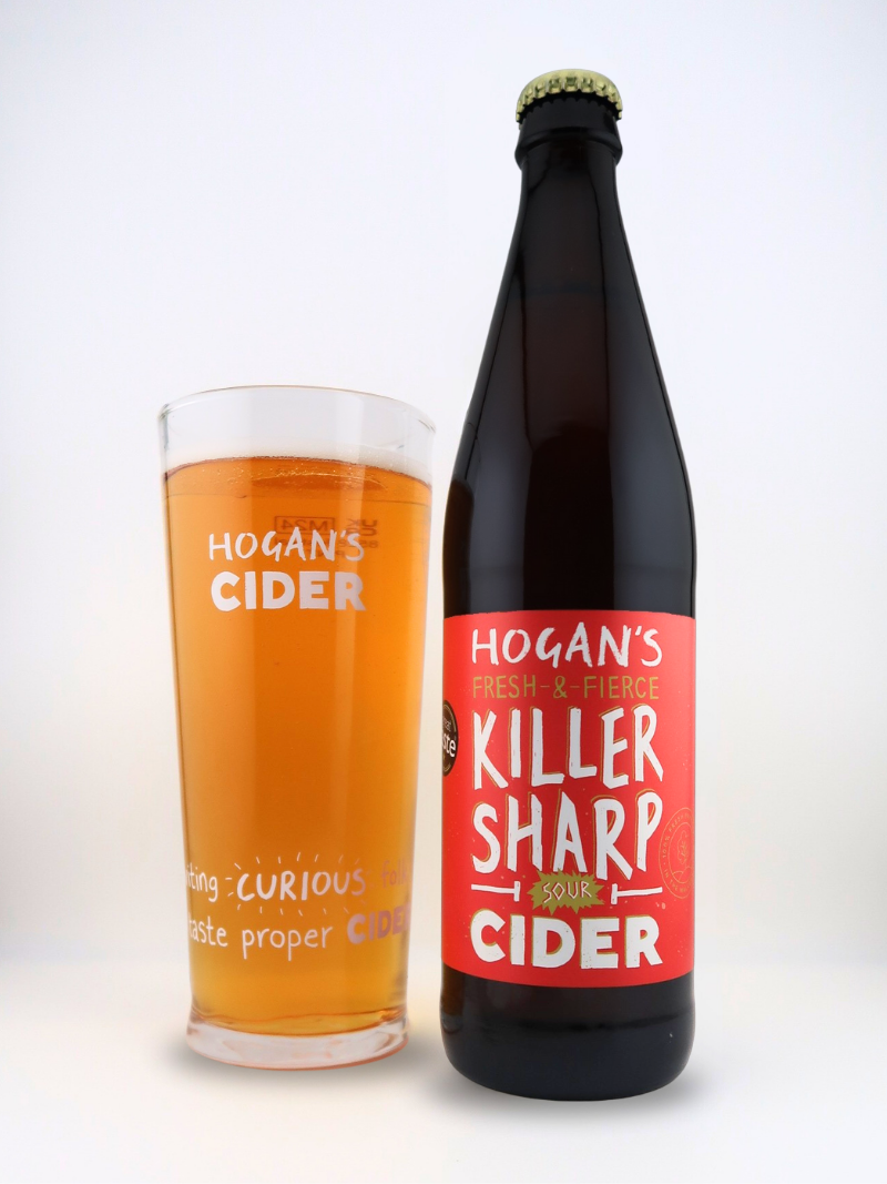 Hogan's Killer Sharp Sparkling Cider, 12 x 500ml bottles