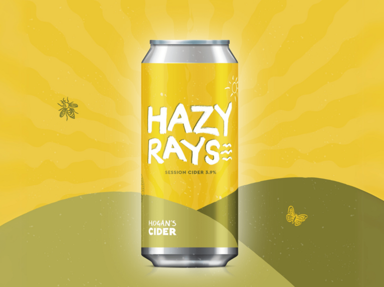 Hazy Rays Session Cider in 440ml Cans