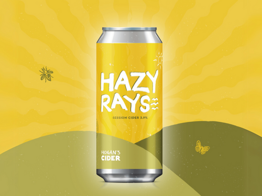 Hazy Rays Session Cider in 440ml Cans