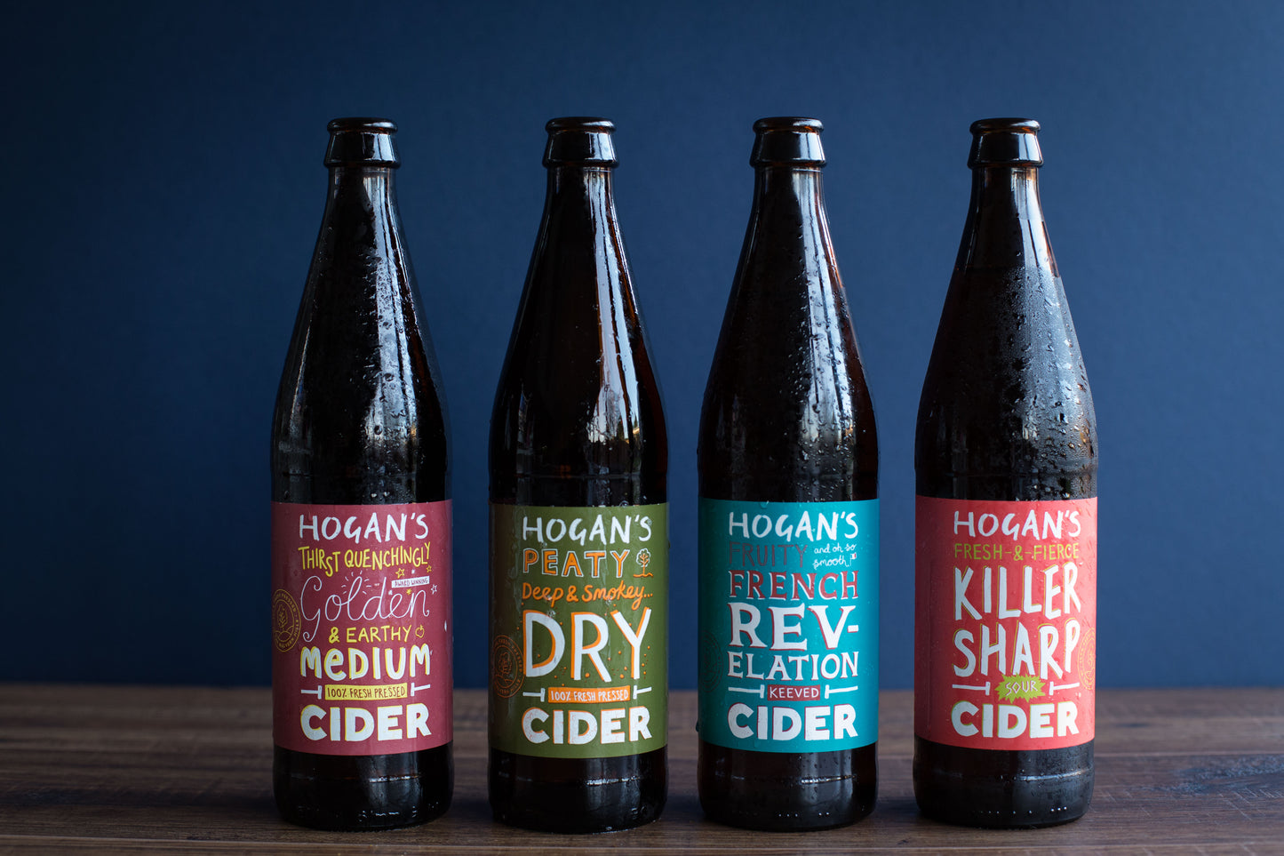 Hogan's Medium Sparkling Cider, 12 x 500ml bottles