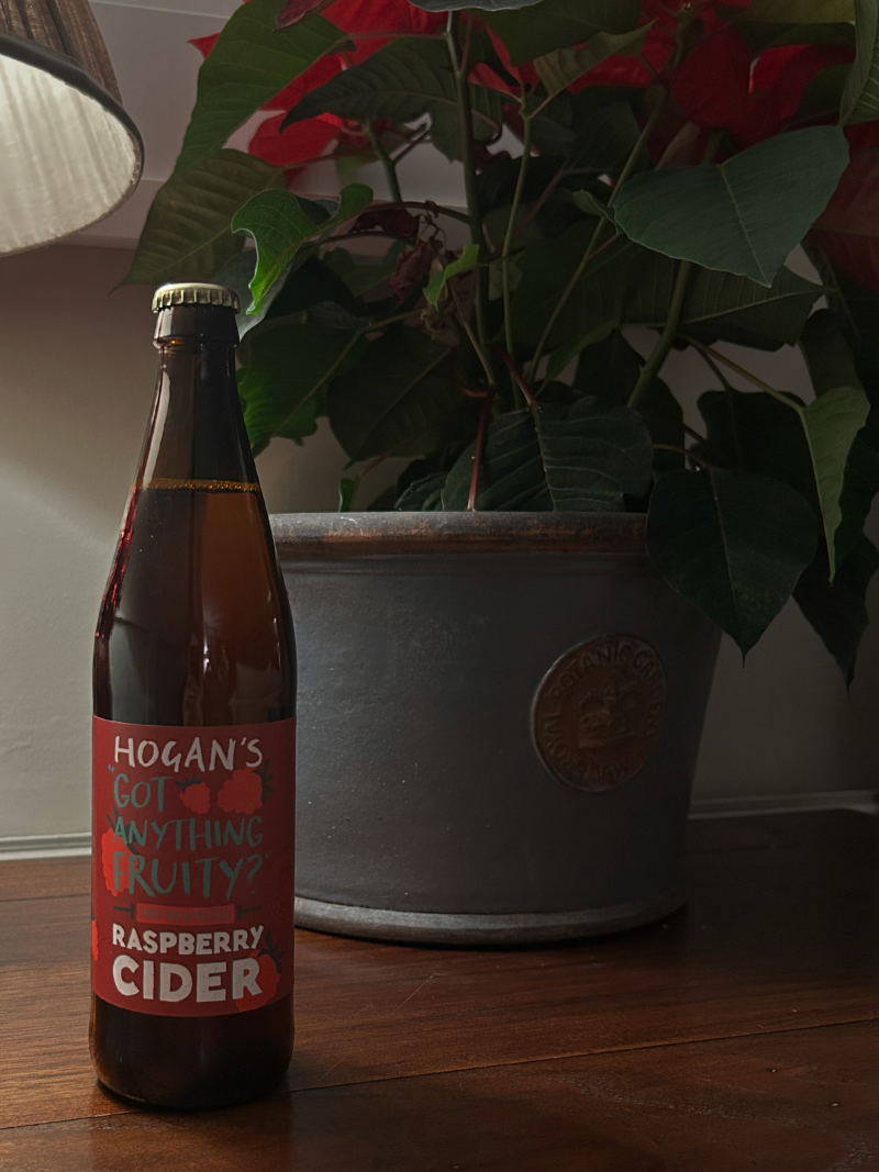 Hogan's Got Anything Fruity? Sparkling Raspberry Cider, 12 x 500ml bottles