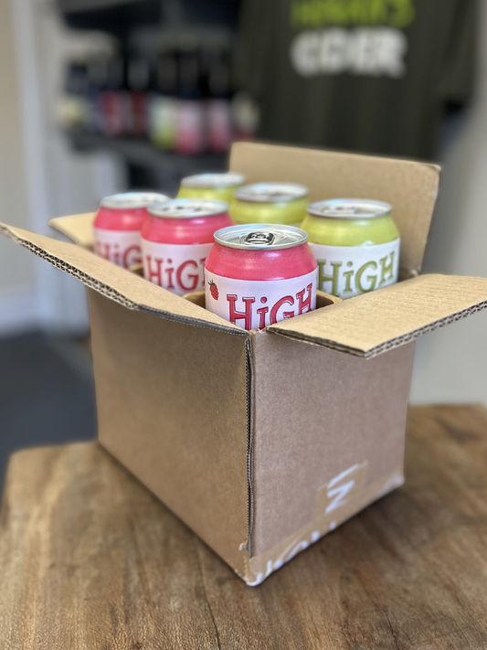 High Sobriety Sparkling Ciders Mixed Case 0.5% ABV - 6 cans