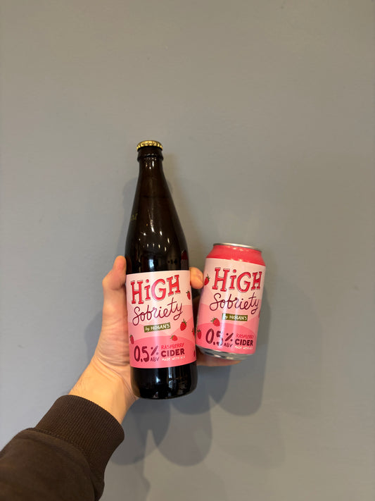 High Sobriety Raspberry Cider 0.5% ABV