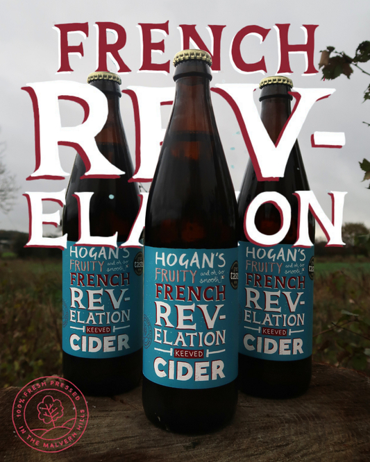 Hogan's French Revelation Sparkling Cider, 12 x 500ml bottles