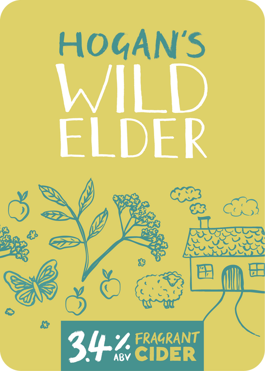 Hogan's Wild Elder Still Elderflower Cider